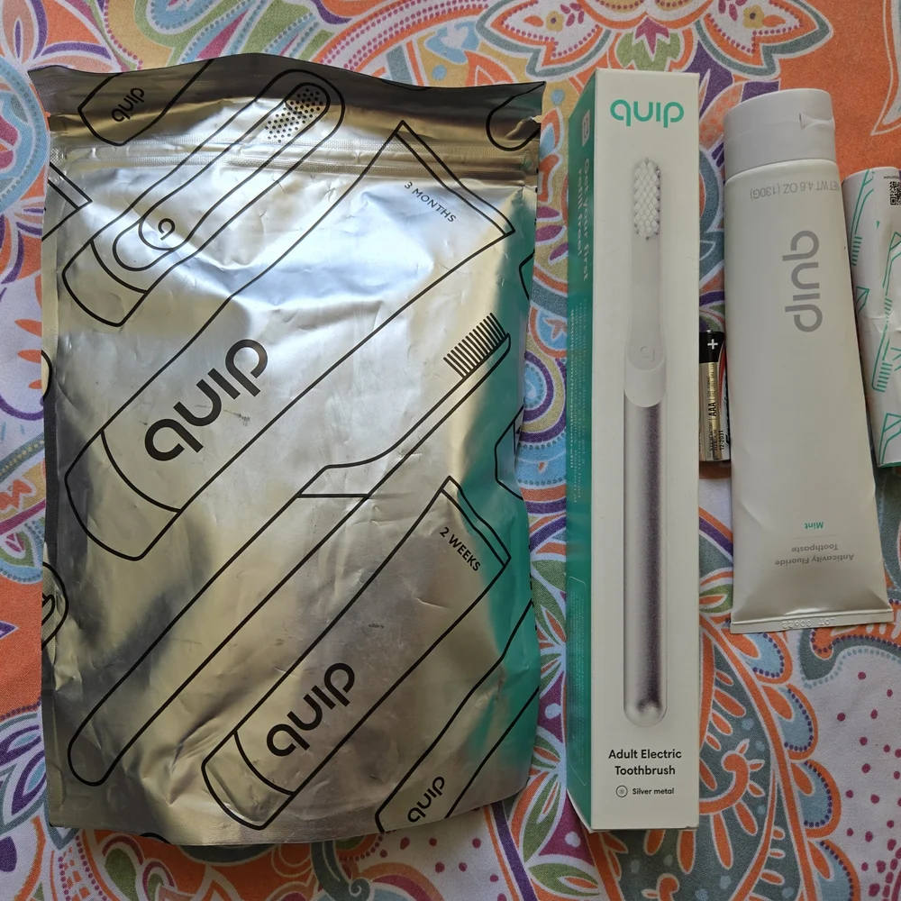 Silver and White Bath Accessories Set